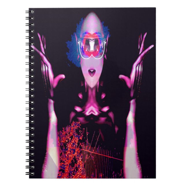 Caderno Espiral Alienígena Fantasma (Frente)