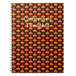 Caderno Espiral Alienígenas de Cobre