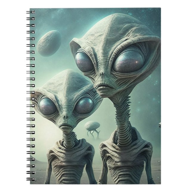 Caderno Espiral Aliens! (Frente)