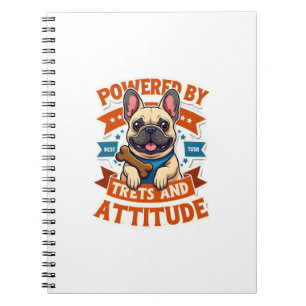 Caderno Espiral Alimentado Por Guloseimas E Atitude Bulldog Francê