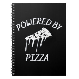 Caderno Espiral Alimentado Por Pizza