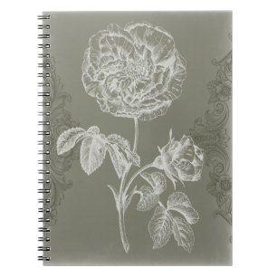 Caderno Espiral Alivio Floral I