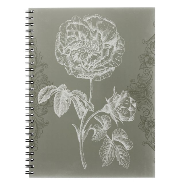 Caderno Espiral Alivio Floral I (Frente)