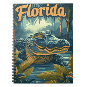 Caderno Espiral Alligator Florida Everglades