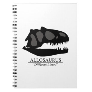 Caderno Espiral Allosaurus Skull