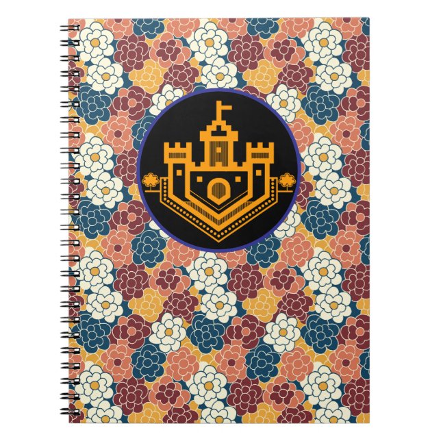 Caderno Espiral allover flower design (Frente)