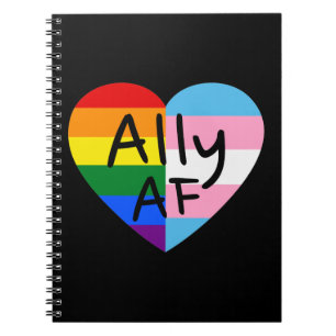 Caderno Espiral Ally AF III - Orgulho da Fila Trans Gay de Sinaliz