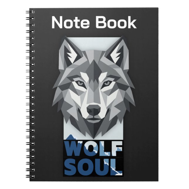 Caderno Espiral Alma de lobo (Frente)