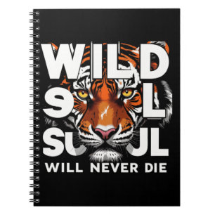 Caderno Espiral "Alma Selvagem - Arte Motivacional De Olhos-De-Tig