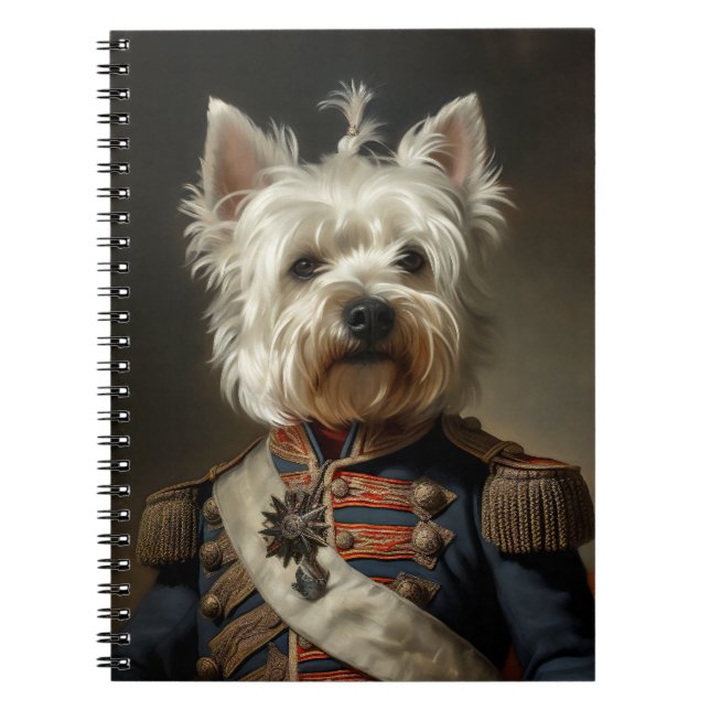 Caderno Espiral Almirante West Highland Terrier (Frente)