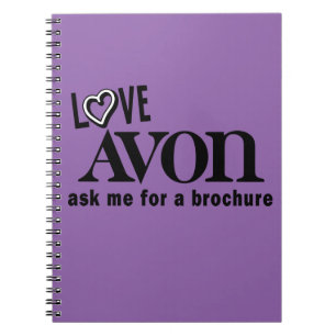 Caderno Espiral Almofada e/ou Diário de escrita de Avon