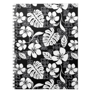 CADERNO ESPIRAL ALOHA SEXTA-FEIRA (NEGRO E CINZA)