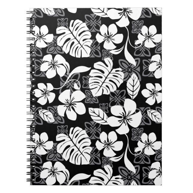 CADERNO ESPIRAL ALOHA SEXTA-FEIRA (NEGRO E CINZA) (Frente)