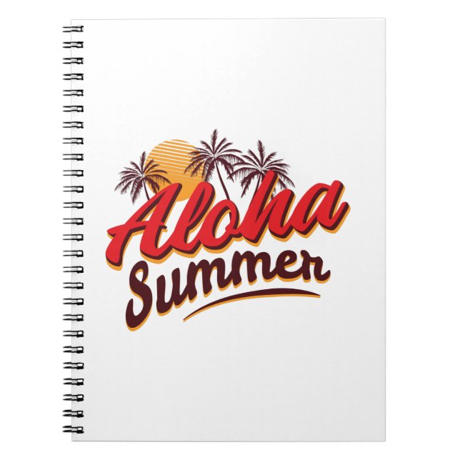 Caderno Espiral Aloha Summer (Frente)