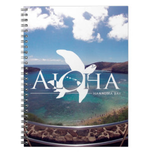 Caderno Espiral Aloha tartaruga de Havaí Honu