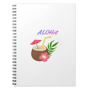 Caderno Espiral Aloha – Vibrações de Ilha & Energia Positiva