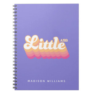 Caderno Espiral Alpha Chi Omega  Pequeno