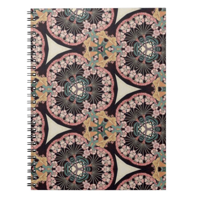 Caderno Espiral Alphonse Mucha inspirou o notebook (Frente)