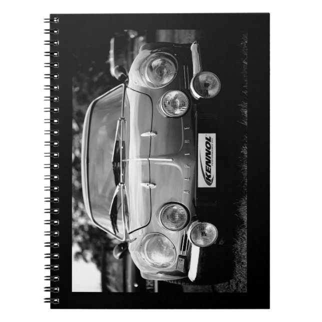 Caderno Espiral Alpine A110 in black and white (Frente)