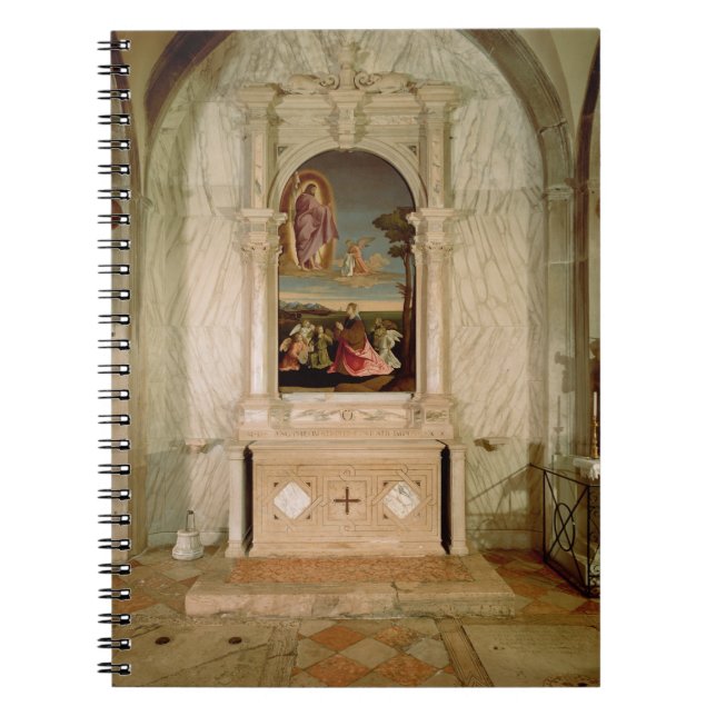 Caderno Espiral Altarpiece do St. Christina (Frente)