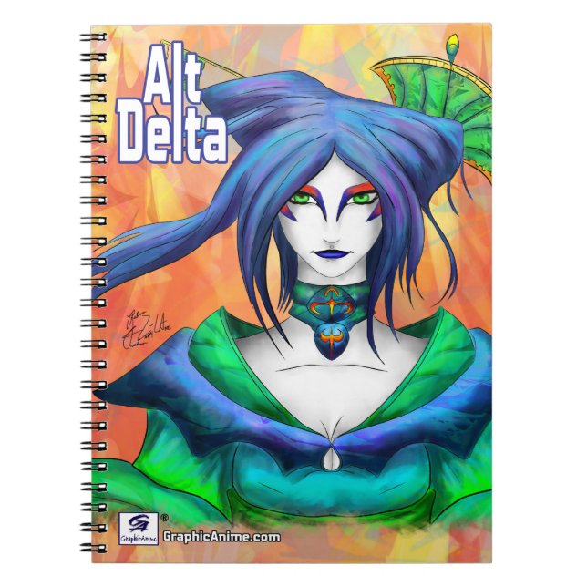Caderno Espiral AltDelta: Notebook espiral (Frente)