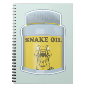 Caderno Espiral alternativo de óleo cobra