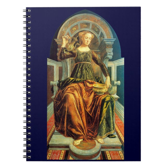 CADERNO ESPIRAL ALVAS DE RENASCIMENTO ANTIQUAS 14/TEMPERÂNCIA (Frente)