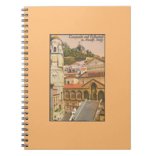 Caderno Espiral Amalfi, Itália, Viagens vintage