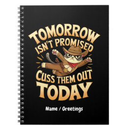 Caderno Espiral Amanhã não está prometido, Cuide-os hoje