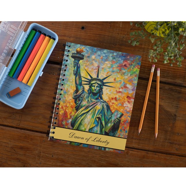 Caderno Espiral Amanhecer da liberdade (Criador carregado)