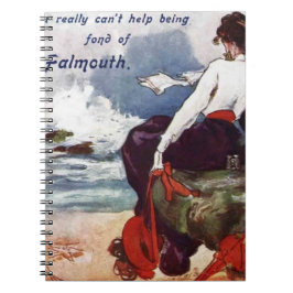 Caderno Espiral Amante da lousa de notas de falmouth