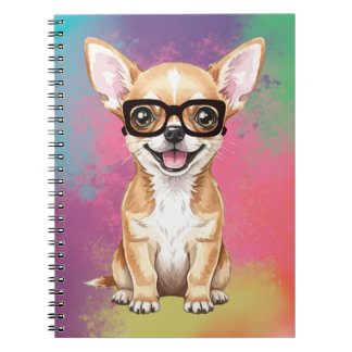 Caderno Espiral Amante de Cachorro | Arte Colorida e Divertida de