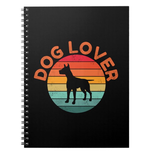 CADERNO ESPIRAL AMANTE DE CÃES (Frente)