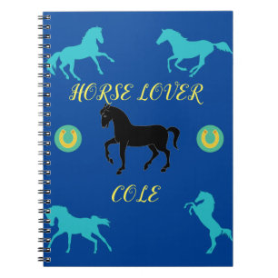 Caderno Espiral Amante de Cavalos. Caderno
