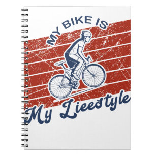 Caderno Espiral Amantes de Ciclo - Cotações Engraçadas de Biciclet