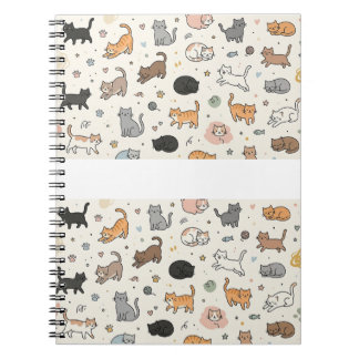 Caderno Espiral amantes de gatos