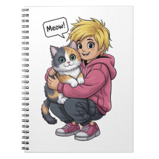 Caderno Espiral Amantes de gatos