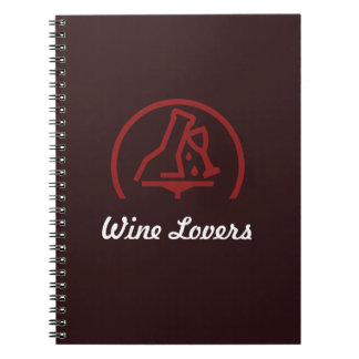 Caderno Espiral Amantes de vinho