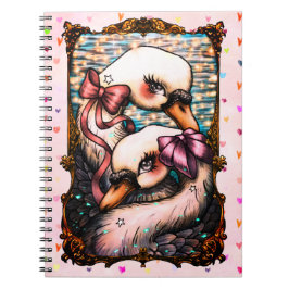 Caderno Espiral Amantes do cisne
