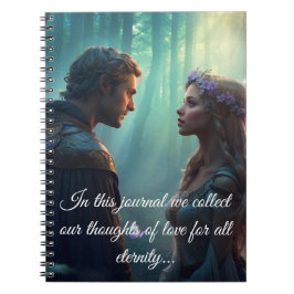 Caderno Espiral Amantes Ocultos da Floresta em Grove