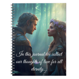 Caderno Espiral Amantes Ocultos da Floresta em Grove