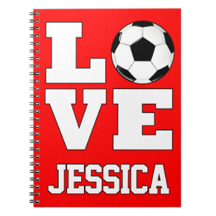 Caderno Espiral AMAR Jogador Personalizado Nome Escola de Esporte