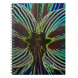Caderno Espiral Amaryllis de néon
