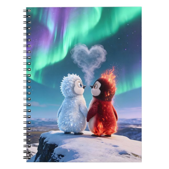 Caderno Espiral Amber & Frosty Aurora Magic Notebook (Frente)