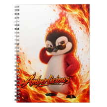 Amberlicious Fire Penguin Sunglasses Funny