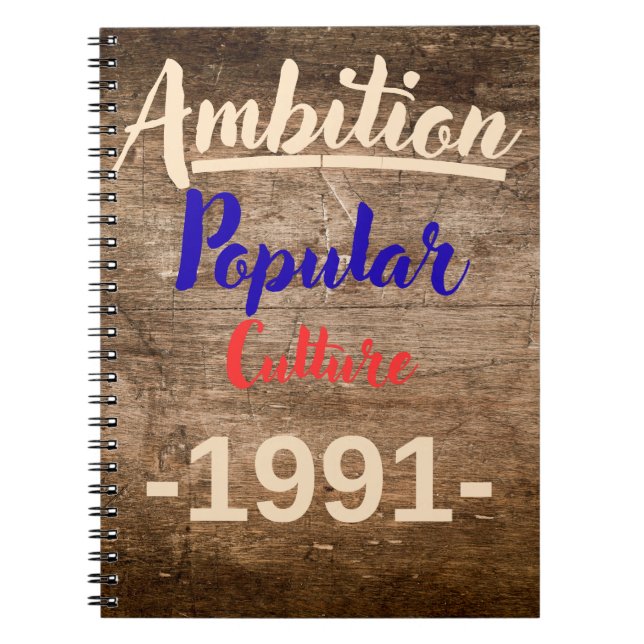 Caderno Espiral Ambition: Popular Culture (Frente)
