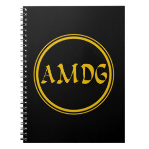 CADERNO ESPIRAL AMDG