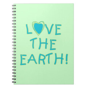 Caderno Espiral Ame a terra ambiental