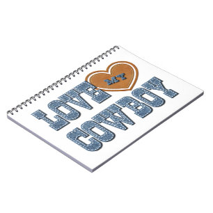 Caderno Espiral Ame meu vaqueiro