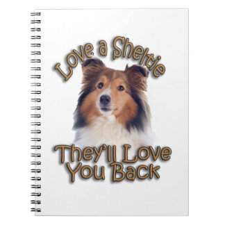 Caderno Espiral Ame Uma Sheltie